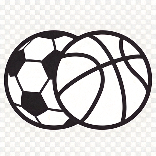 足球篮球网站Logo